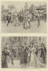 The Babes in the Wood at the Theatre Royal, Drury Lane, the Babes at the Fair, Cinderella at the Garrick Theatre, the Ballroom Scene